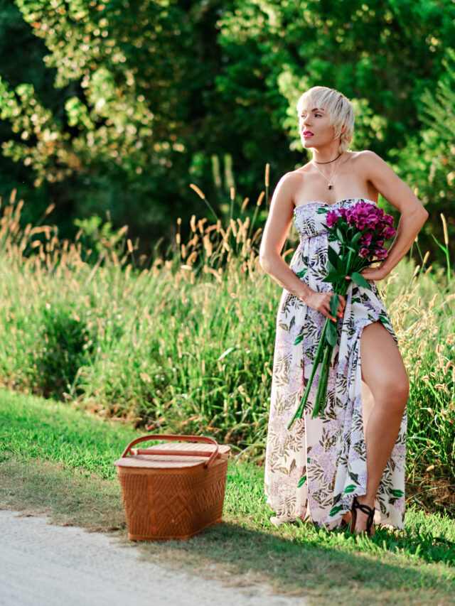 Maxi in Strapless Floral by Plum Pretty Sugar Story