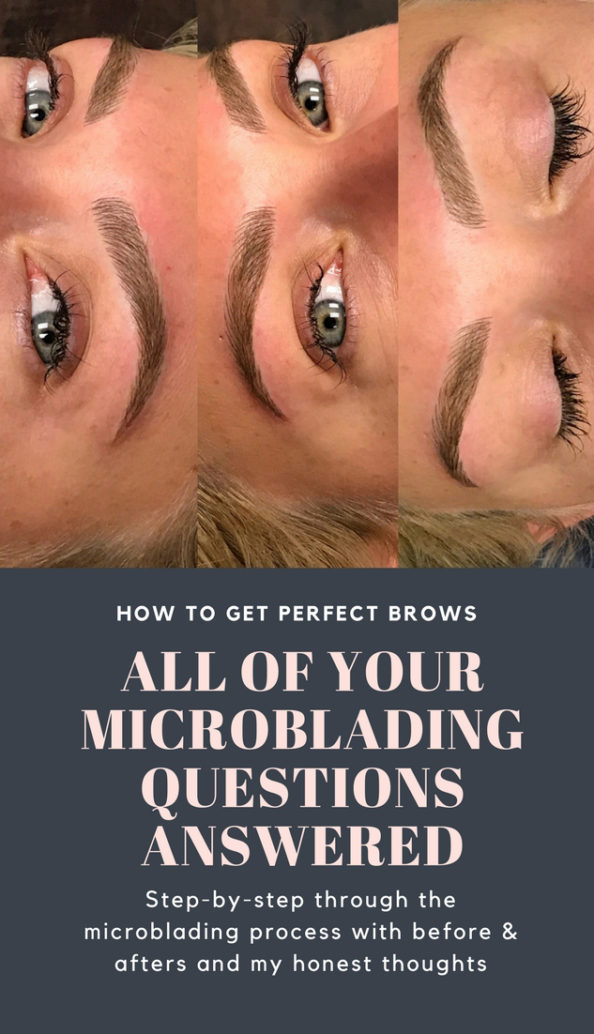 How To Get Perfect Brows Every Day: Microblading Process & Before and Afters by Atlanta style blogger Chelissima